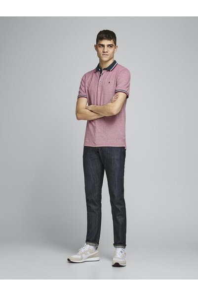 Jack & Jones Tricou polo roz pentru copii