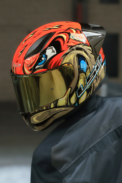 LS2 RAPID 2 RACE SPOX KIRMIZI-GRİ KASK (1 Renkli + 1 Şeffaf Vizörlü)