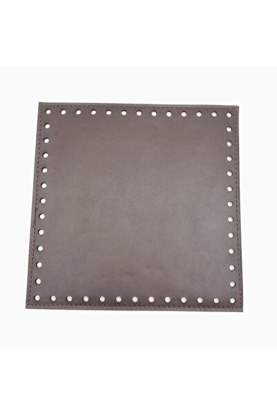 angel çanta aksesuar Καφέ πλάκα από συνθετικό δέρμα 20Χ20 εκ.