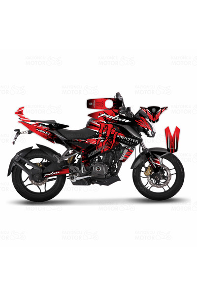 monero Bajaj Pulsar NS 200 Monster Energy Design