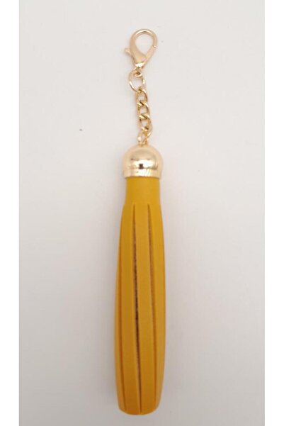 angel çanta aksesuar Cioc din piele artificială de culoare muștar cu ciucuri ...