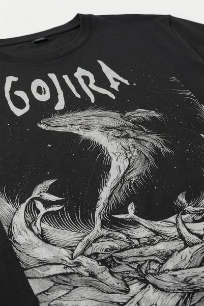 Kendim Seçtim Tricou imprimat cu muzică Gojira Fishes Shark Tricou unisex