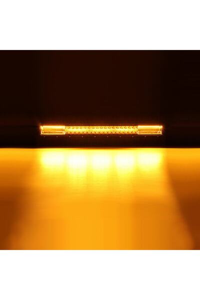 C9 E-Mark- Tip Onaylı 420w 115 Cm Çift Sıra 5 Modlu Turuncu Beyaz Off Road Led Bar
