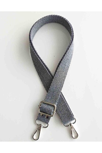 angel çanta aksesuar Σκούρο γκρι βαμβακερή λαβή τσάντας με ρυθμιζόμενη κολόνα