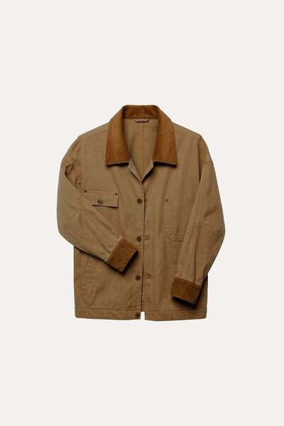 VATKALI سترة من الدنيم المتباين