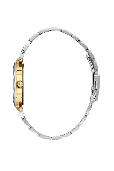Daniel Klein Kadın Kol Saati -Yeşil Kadranlı, Oval Taş Detaylı Kasa, Metal Kordon,