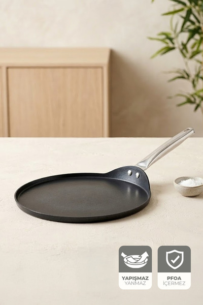 Kitchen Life وعاء جيجيلي كريستيل تيتانيوم للطهي 24 سم كريمي