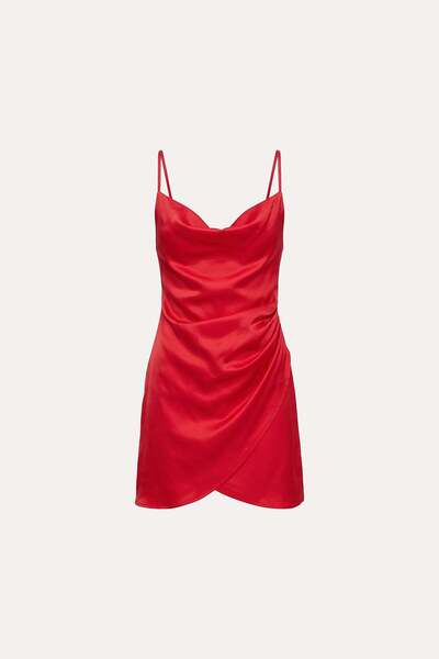 VATKALI Σατέν Μίνι Φόρεμα - Κομψό και Άνετο