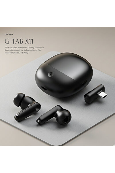 g-tab X11 Gaming TWS Bluetooth Earphones