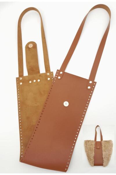 angel çanta aksesuar Τσάντα από συνθετικό δέρμα μοντέλο κουβά σε καφέ χρώμα, ...