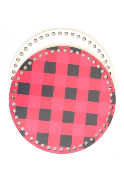 angel çanta aksesuar Placă ilustrată din lemn cu diametrul de 20 cm cu spate ...