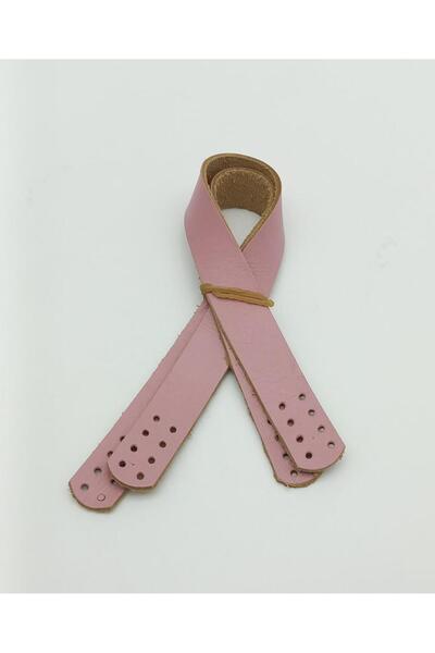 angel çanta aksesuar 35x2 cm prava koža, dvostruka ručka, lila