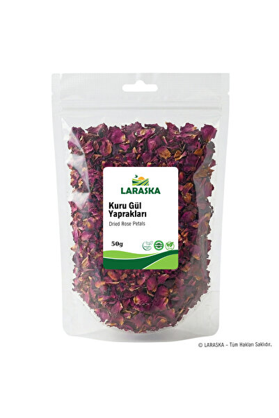 Laraska Gül Çayı Kurutulmuş Gül Yaprakları 50g - Dried Rose Petals 50g
