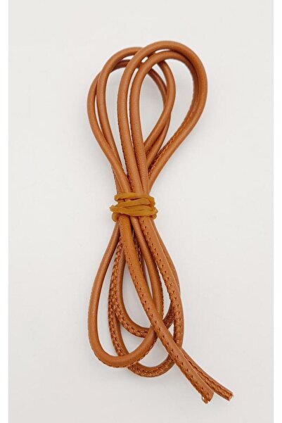 angel çanta aksesuar حبل من الجلد الصناعي بلون أسمر 3 مم بطول 1 متر