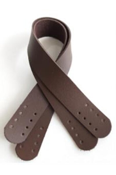 angel çanta aksesuar Λαβή τσάντας από συνθετικό δέρμα 35 εκ. Σκούρο καφέ