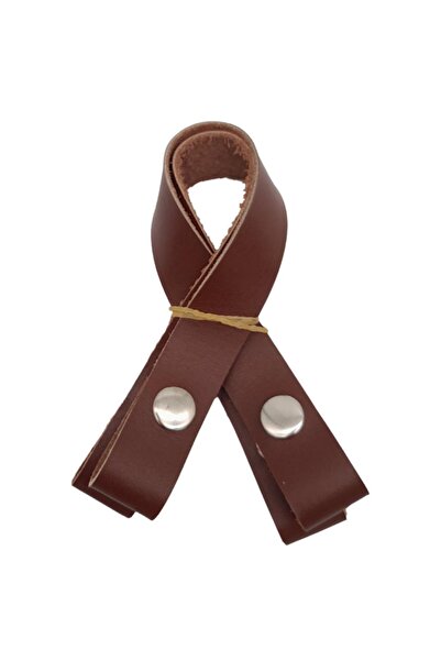 angel çanta aksesuar 30 εκ. Πραγματικό δέρμα Κόκκινο Καφέ Χρώμα Κούμπωμα με Α...