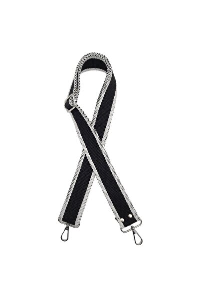 angel çanta aksesuar Αξεσουάρ Angel Bag Βαμβακερή κολόνα 120x4 cm Μαύρο Λευκό...