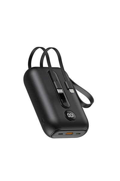 trands بنك طاقة بسعة 20000 مللي أمبير وقوة شحن سريع 22.5 واط مزود بكابلات USB...