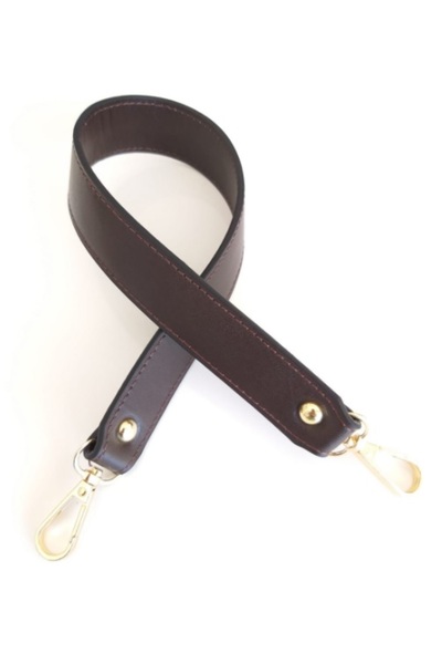 angel çanta aksesuar Piele naturală strat dublu, mâner scurt cusut maro închis