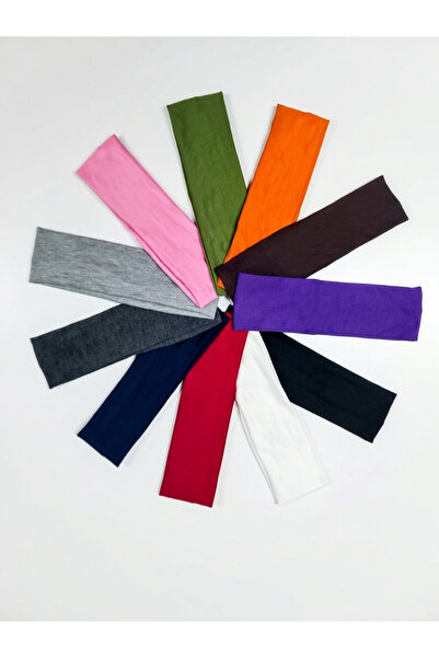 MERİCEY Bandană flexibilă mixtă de culoare pastel pentru femei, 11 piese - be...