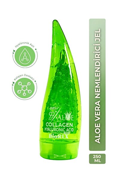 BioRLX %99 Saflıkta Aloe Vera Jeli, Kollajen Ve Hyaluronik Asit 250 ml