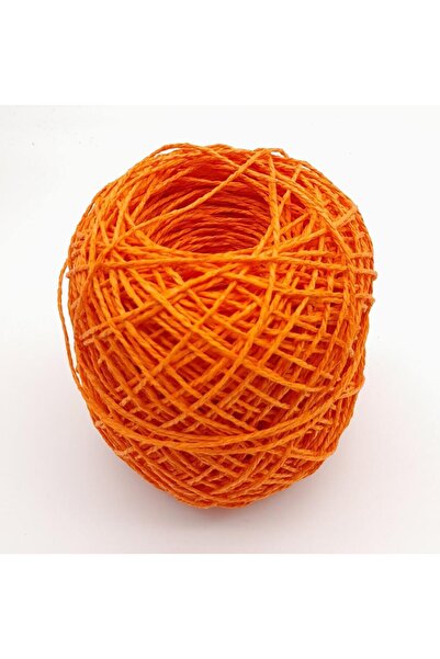 angel çanta aksesuar Πορτοκαλί Χρώμα 100 γρ. Τυλιγμένο χάρτινο νήμα