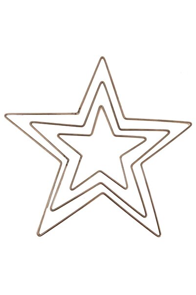 angel çanta aksesuar Σετ 3 τεμαχίων από συρμάτινα στεφάνια αστεριών