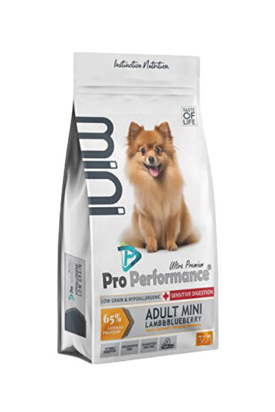 Pro Performance Yetişkin Mini Irk Kuzu Etli ve Yaban Mersinli Köpek Maması 7 Kg