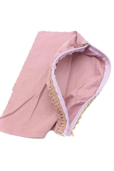 angel çanta aksesuar 20Χ30 εκ. Φόδρα με φερμουάρ, ανοιχτό ροζ, ξερό τριαντάφυλλο