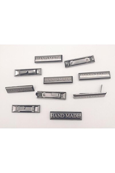 angel çanta aksesuar Σετ 10 χειροποίητων μεταλλικών ετικετών με γραφή, διακοσ...