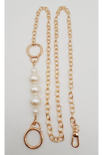 angel çanta aksesuar Αλυσίδα τσάντας 120 εκ. με πέρλες, αυτιά, ελατήρια και δ...