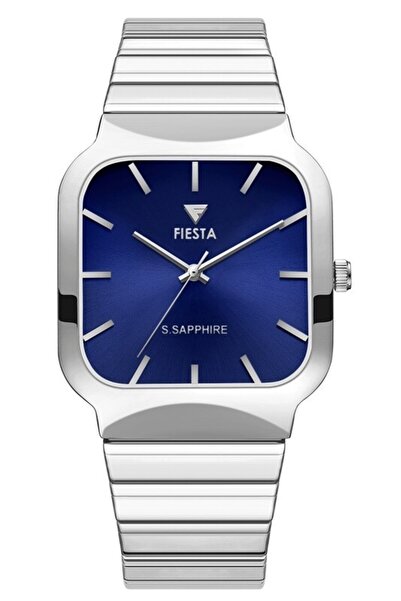 Fiesta ساعة يد رجالية F25014M بسوار معدني