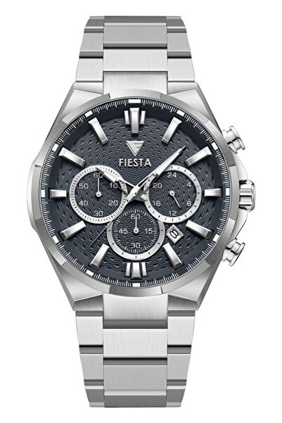 Fiesta F24079M Men's Wristwatch with Steel Strap