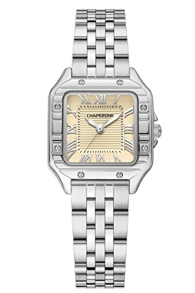 Chaperone ساعة يد نسائية بحزام فولاذي CH164L