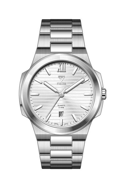 Fiesta F-2712 Men's Wristwatch with Steel Band
