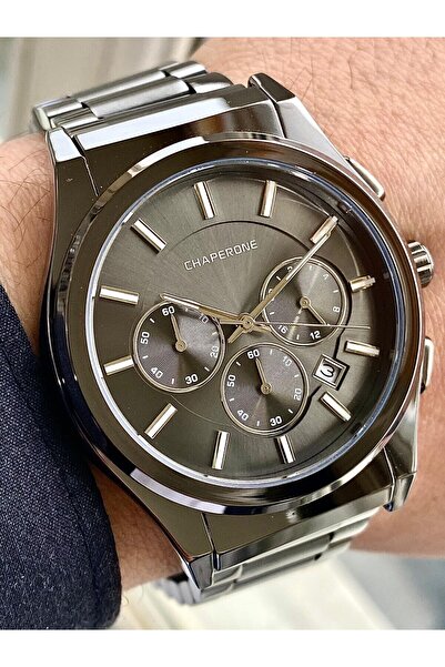 Chaperone Ch184M Men's Wristwatch with Steel Strap