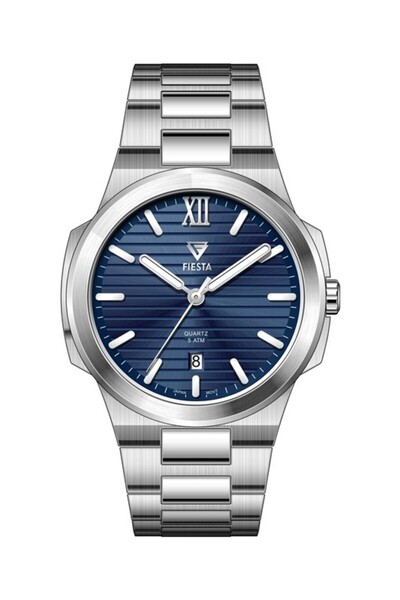 Fiesta F-2712 Men's Wristwatch with Steel Band