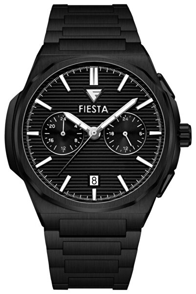 Fiesta ساعة يد رجالية F24070M بسوار معدني