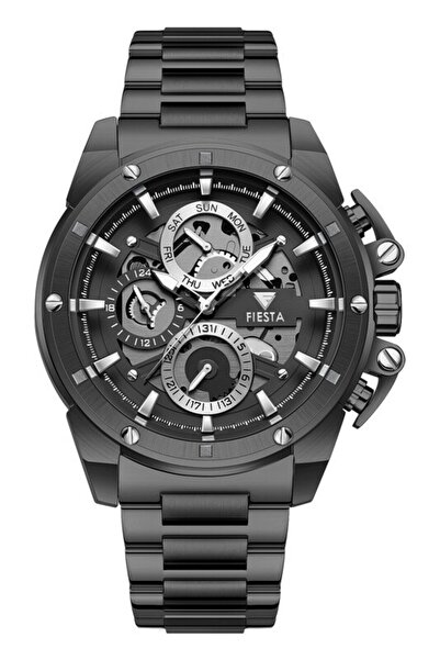 Fiesta F24083M Men's Wristwatch with Metal Band