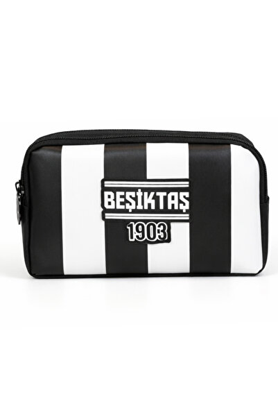 Beşiktaş Licensed Double Compartment Patterned Pen Holder with Stick - Pen Ca...