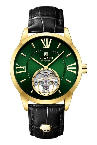 Reward Rd333825M Leather Cord Automatic Men Wrist Watch