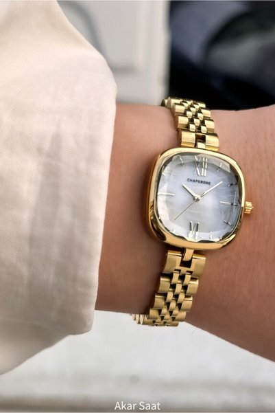 Chaperone Ch009327L Women Wrist Watch with Steel Cord