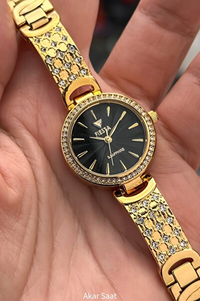 Fiesta ساعة يد نسائية F25033L بحزام معدني