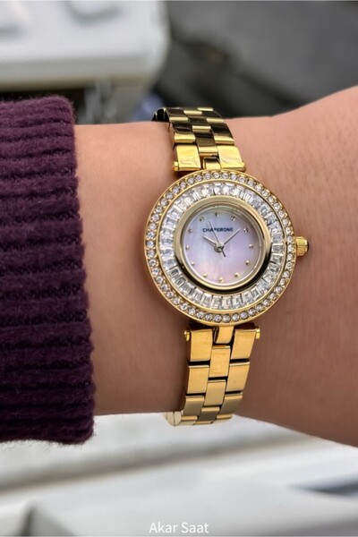 Chaperone Ch009635L Women Wrist Watch with Steel Cord