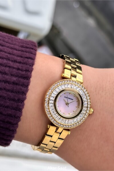 Chaperone Ch009635L Women Wrist Watch with Steel Cord