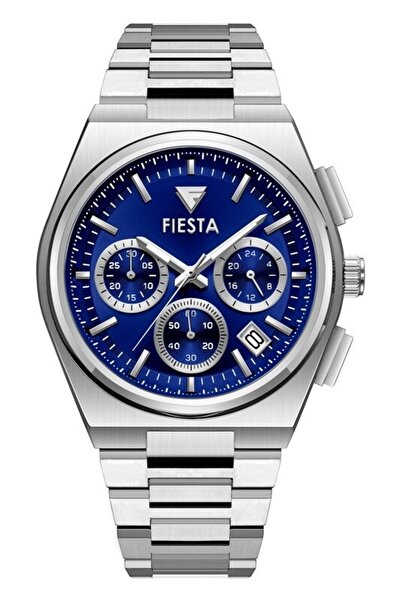 Fiesta ساعة يد رجالية F24075M بسوار معدني