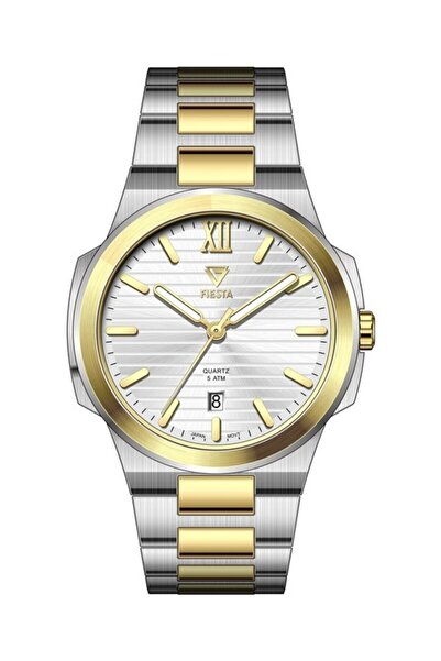 Fiesta F-2712 Men's Wristwatch with Steel Band