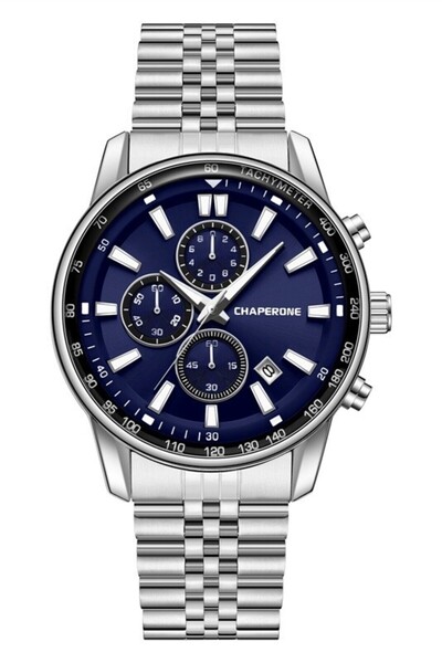 Chaperone Ch188M Men's Wristwatch with Steel Strap