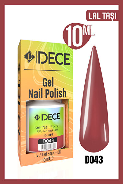 d dece Kalıcı Oje UV LED D043 (ARA RENKLER) 10ml