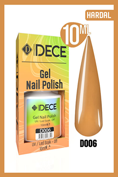 d dece Kalıcı Oje UV LED D006 (SARI SERİSİ) 10ml